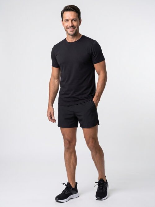 Camiseta Masculina Lisa Manga Curta