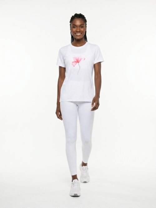 Camiseta Feminina Estampa Flor